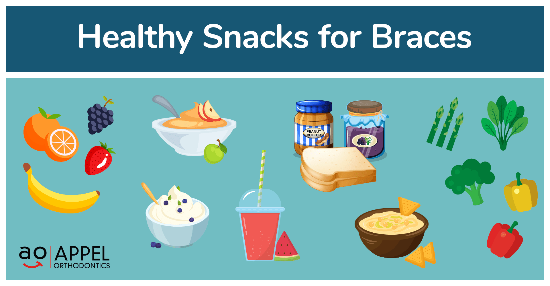 AO healthysnacksbloggraphics - Healthy snacks for braces