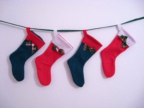 stockings hung on wall